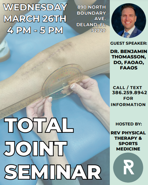 Struggling with Knee Pain? Learn About Total Knee Replacement at Our Free Seminar!